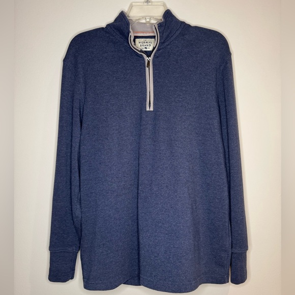 The Normal Brand Purmeseo Quarter Zip - Picture 1 of 3